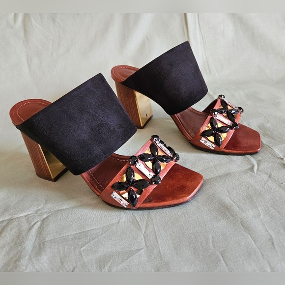 NDS Women's Louis Vuitton Designer Luxury High-End Sandals Heels Size 6 US - Picture 16 of 16